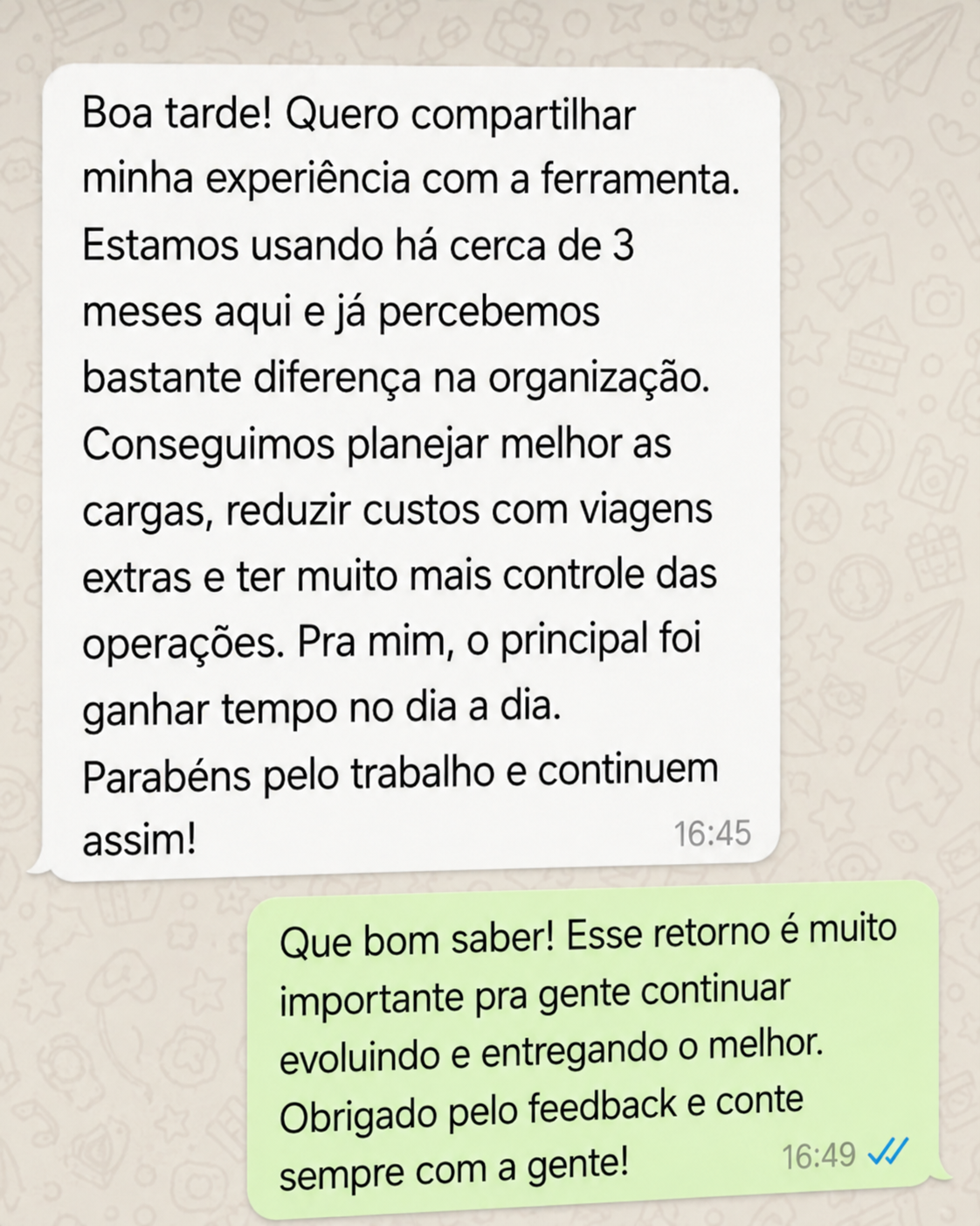 Depoimento de cliente 3