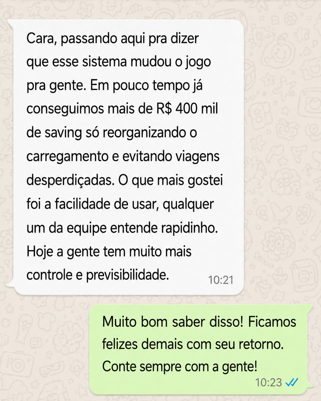 Depoimento de cliente 5