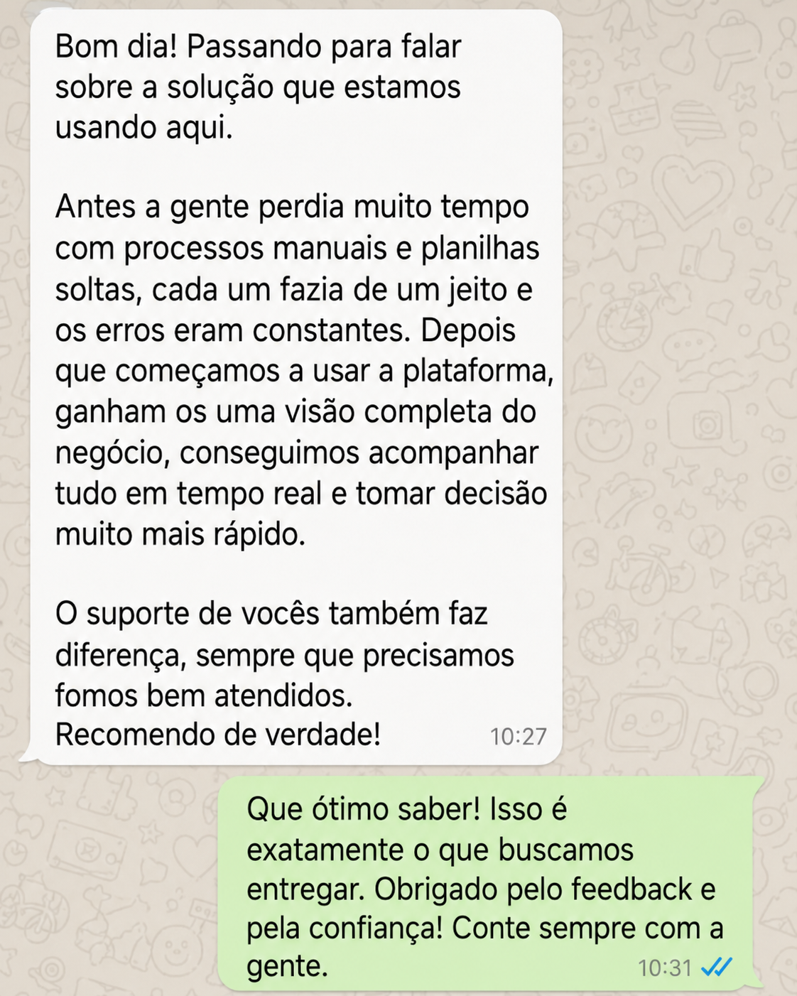 Depoimento de cliente 6